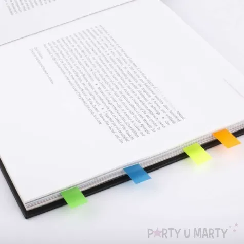 zakladki indeksujace neon d rect 12x45mm 125 szt