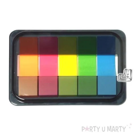 zakladki indeksujace plastikowe deli 45 x 12 mm 100 szt