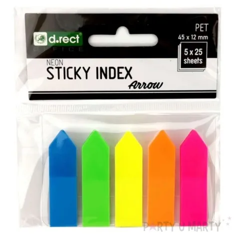 zakladki indeksujace strzalka d rect 125 szt