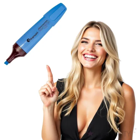 zakreslacz sciety niebieski titanum 1 5 mm