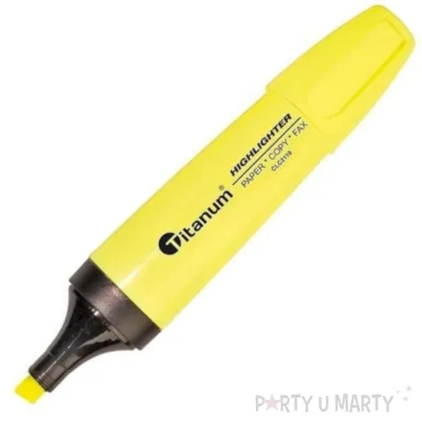 zakreslacz sciety zolty titanum 1 5 mm