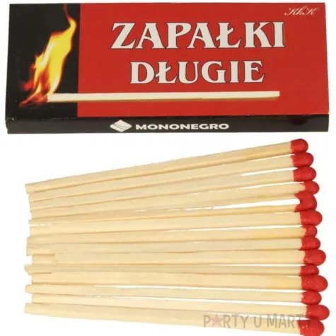 zapalki dlugie zniczowe ravi 15 szt 75 mm