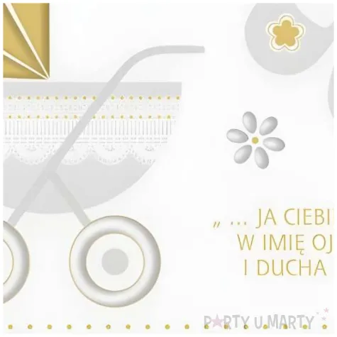 zaproszenia chrzest swiety maki 10 szt