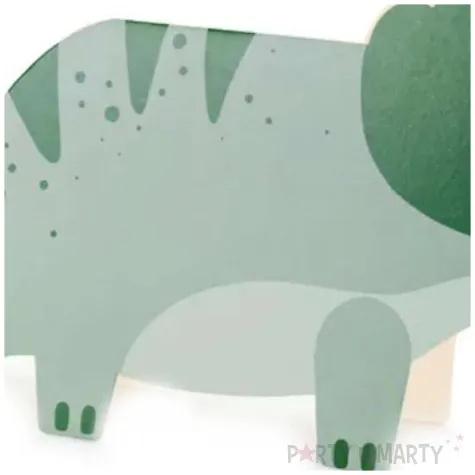 zaproszenia dinozaury triceratops partydeco 6 szt