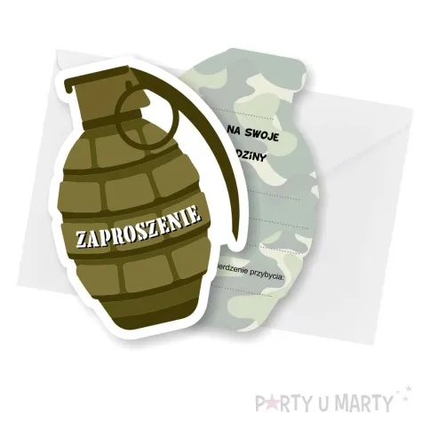 zaproszenia granat moro shp 14x10 cm 8 szt