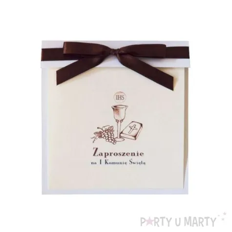 zaproszenia komunijne 10 szt