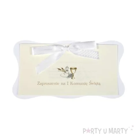 zaproszenia komunijne 10 szt