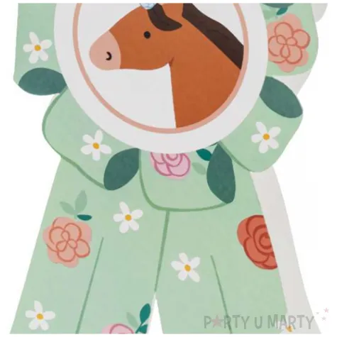 zaproszenia konie kotyliony partydeco 16 5 x 19 5 cm 6 szt