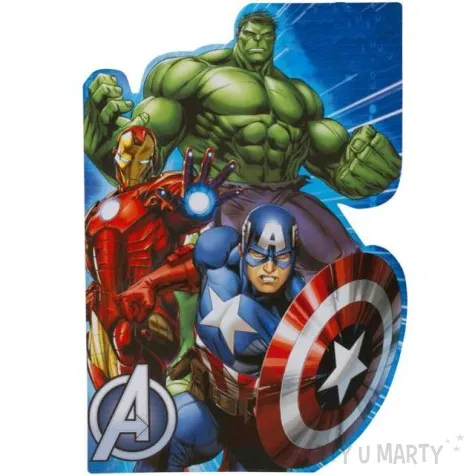 zaproszenia urodzinowe avengers amscan 8 szt