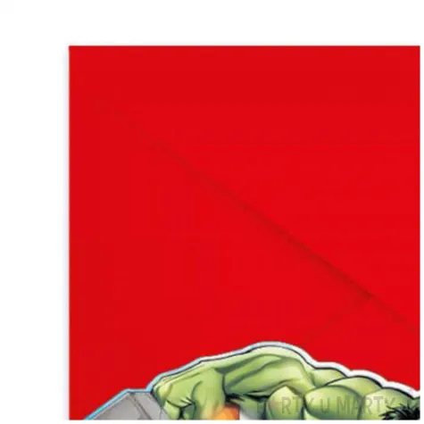 zaproszenia urodzinowe avengers procos 6 szt