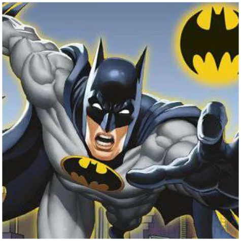 zaproszenia urodzinowe batman unique 8 szt