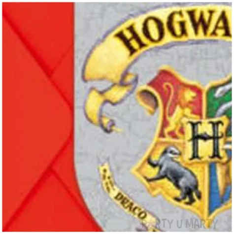 zaproszenia urodzinowe harry potter hogwart procos 11 x 9 cm 6 szt