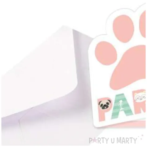 zaproszenia urodzinowe hello zwierzaki amscan 14 x 8 cm 8 szt