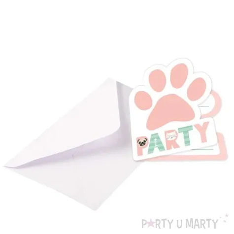 zaproszenia urodzinowe hello zwierzaki amscan 14 x 8 cm 8 szt