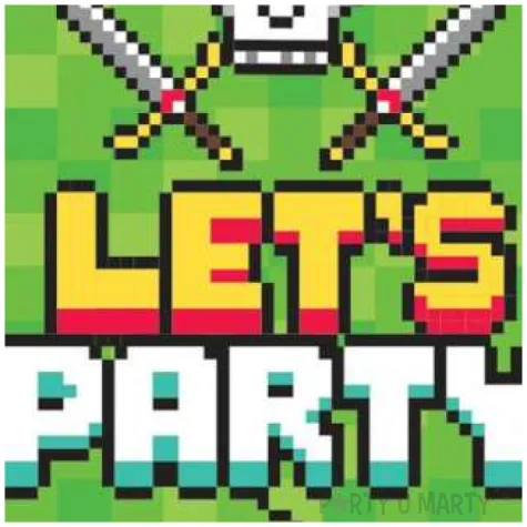 zaproszenia urodzinowe lets party zielone godan 6 sztuk