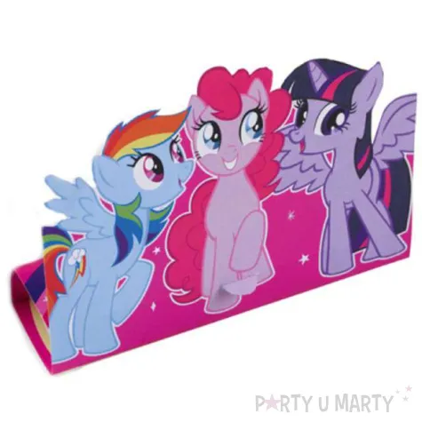 zaproszenia urodzinowe my little pony amscan 16 x 11 3 cm 8 szt
