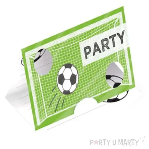 zaproszenia urodzinowe urodziny pilkarza amscan 8 szt
