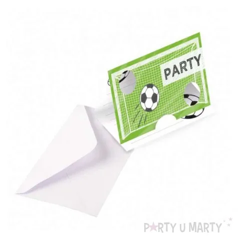 zaproszenia urodzinowe urodziny pilkarza amscan 8 szt