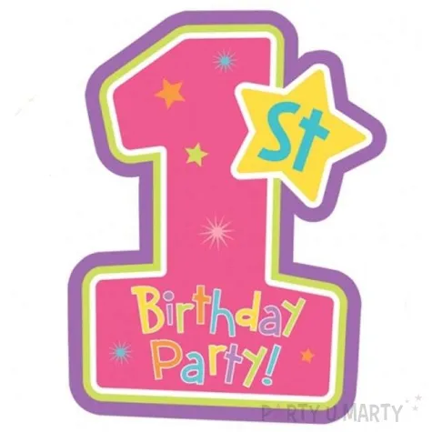 zaproszenia z koperta hugs stitches rozowe amscan 8 szt