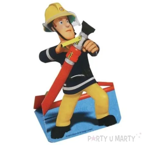 zaproszenia z koperta strazak sam amscan 14 5 x 9 cm 8 szt