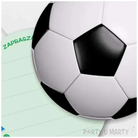 zaproszenie pilka nozna 10 5 cm 1 szt