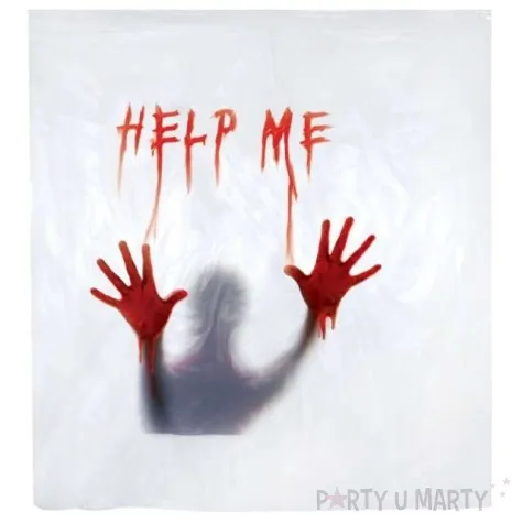 zaslona prysznicowa halloween 178x178 cm