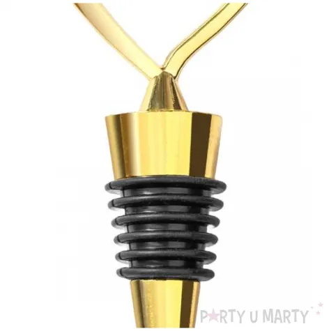 zatyczka do wina serdeczny korek zloty gadgetmaster