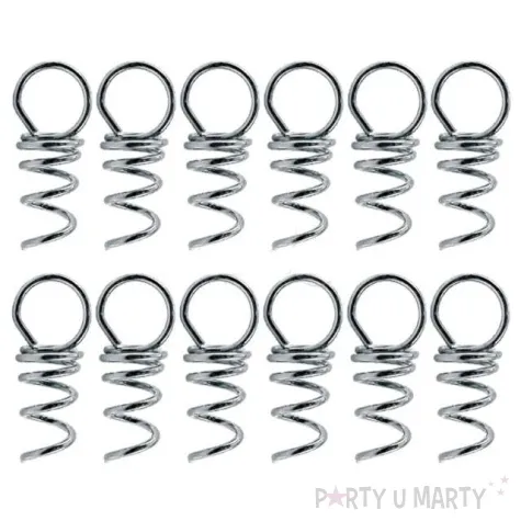 zawieszka do styropianu wkrecana duza srebrna