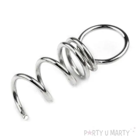 zawieszka do styropianu wkrecana duza srebrna