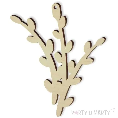 zawieszka drewniana bazie 74x85 mm 10 szt