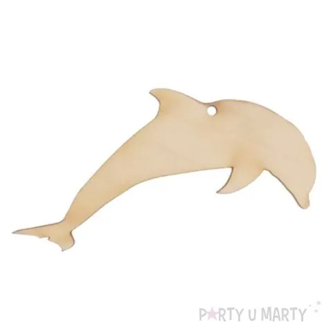 zawieszka drewniana delfin 108x51 mm