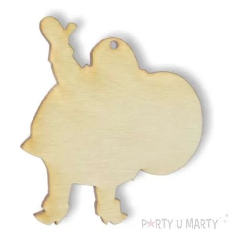 zawieszka drewniana gwiazdor 77 x 77 mm 10 szt