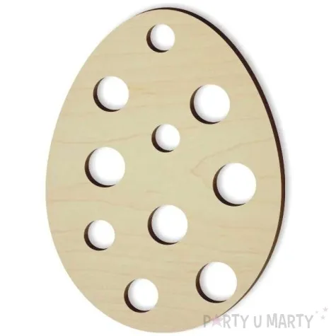 zawieszka drewniana jajko pisanka 13 62x85 mm 10 szt