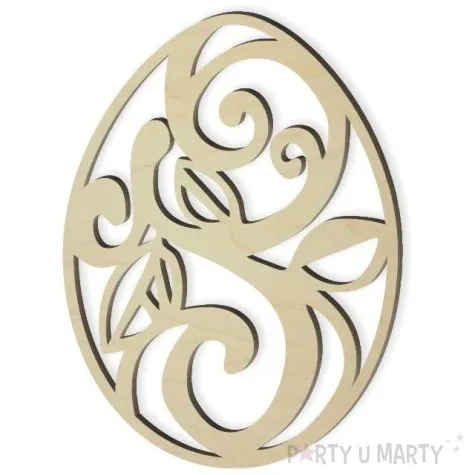 zawieszka drewniana jajko pisanka filipinska