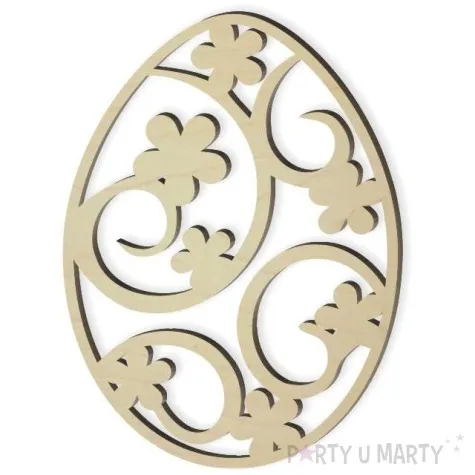 zawieszka drewniana jajko pisanka wiosenka