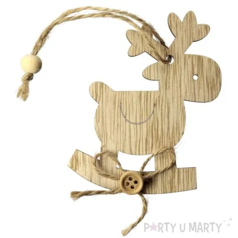 zawieszka drewniana kon na biegunach titanum 2 szt