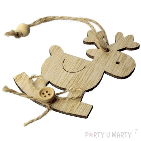 zawieszka drewniana kon na biegunach titanum 2 szt