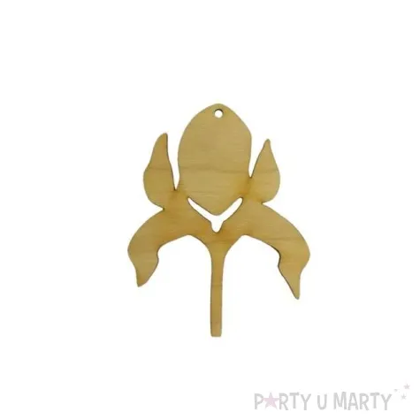 zawieszka drewniana kwiatek 21 73x94 mm 10 szt