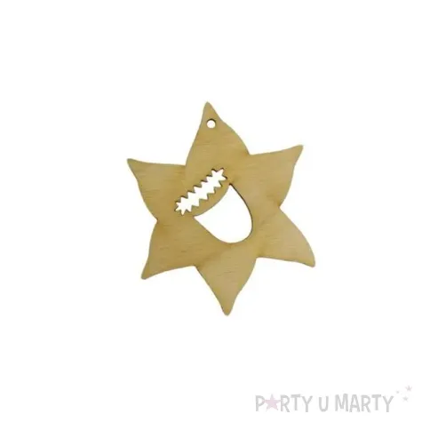 zawieszka drewniana kwiatek 22 66x80 10 szt