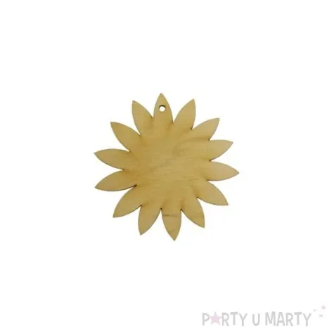 zawieszka drewniana kwiatek 29 78x80 mm 10 szt