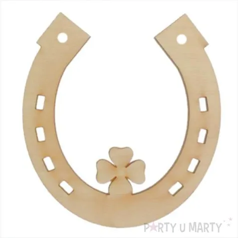 zawieszka drewniana podkowa 32 10 szt