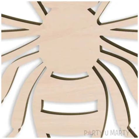 zawieszka drewniana pszczolka 50 x 50 mm