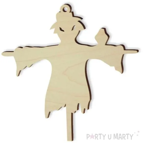 zawieszka drewniana strach na wroble 80 x 81 mm 10 szt