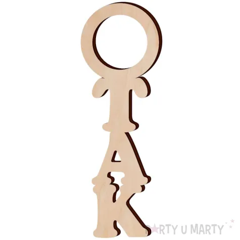 zawieszka drewniana tak 150x50 mm