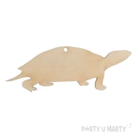 zawieszka drewniana zolw 100x36 mm