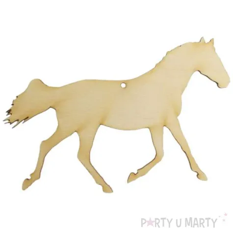 zawieszka drewniana zwierz ta ko 4 150x103 mm 10 szt