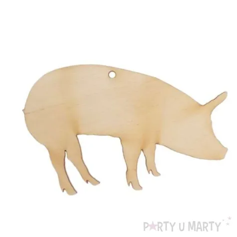 zawieszka drewniana zwierzeta 10 100x67 mm 10 szt