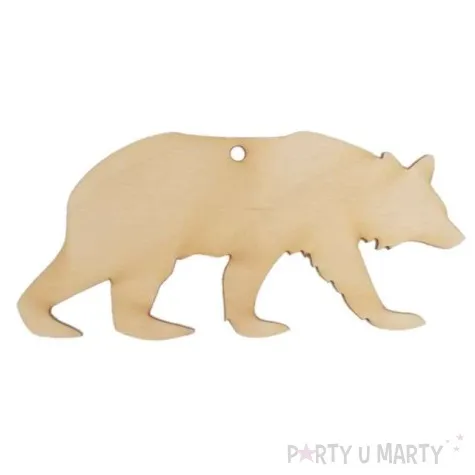 zawieszka drewniana zwierzeta 11 100x47 mm 10 szt