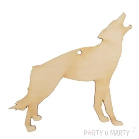 zawieszka drewniana zwierzeta 12 116x76 mm 10 szt