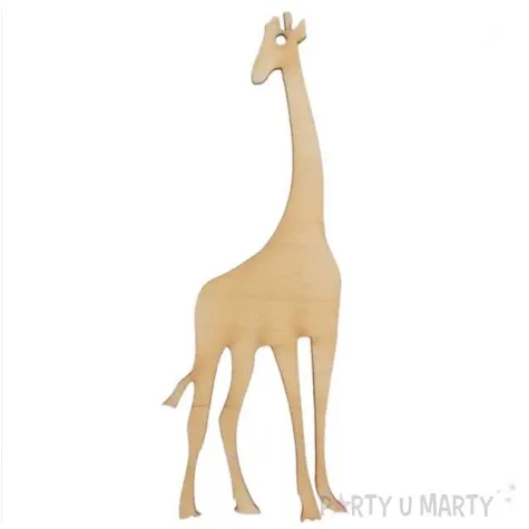 zawieszka drewniana zwierzeta 16 150x58 mm 10 szt